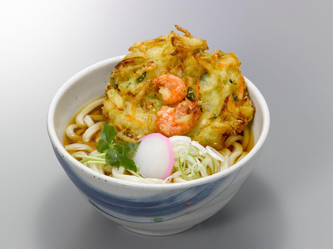 甘エビと野菜 かき揚げうどん 蕎麦 港屋 食べる 買う 遊ぶ 海ほたる 東京湾に浮かぶパーキングエリア